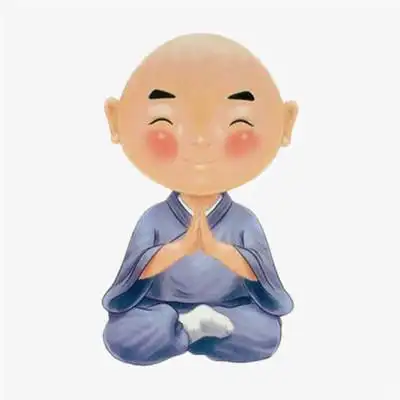 静心禅意小和尚头像图片