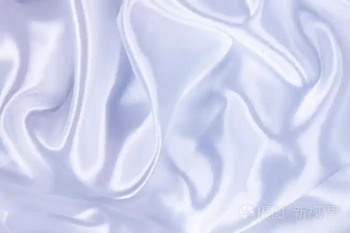 白色的丝绸背景关闭