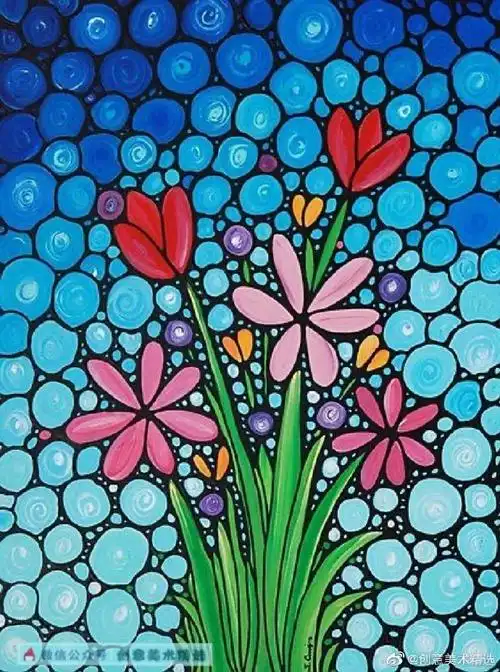 画画##色彩##水粉##油画##艺术##手绘##儿童创意美术##创意美术