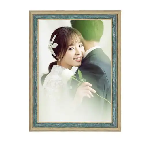 高端欧式婚纱照相框摆台照片定制挂墙创意组合实木相片框影楼结婚