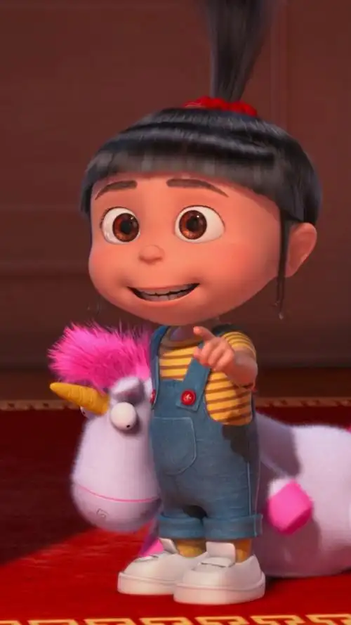 神偷奶爸小黄人里面的小姐姐艾格尼丝 动态.