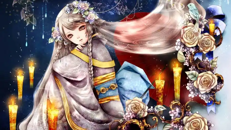 动漫,古风,唯美,动漫女生,唯美古风女孩壁纸