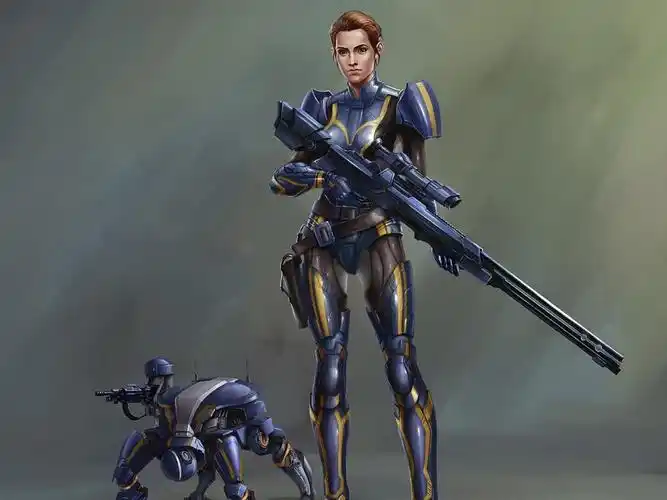 女战士壁纸和背景,高清图片,壁纸,科幻 - 天下桌面