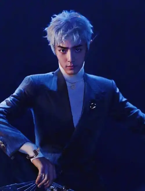 肖战##肖战芭莎破纪录##肖战时尚芭莎##肖战最美表演预告##肖战银发