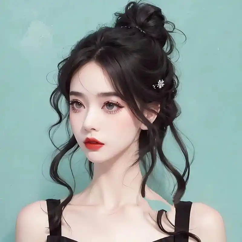 女生头像/丸子头 一切尽意 百事从欢