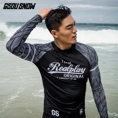 长裤 潜水服男韩国防晒速干水母j衣套装 分体游泳衣 浮潜冲浪服长袖