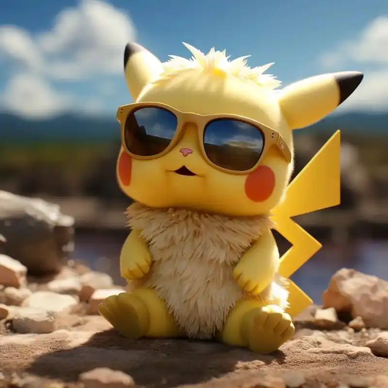 皮卡丘.#ai绘画 #卡通头像 #呆萌呆萌 #卡哇伊 #皮卡 - 抖音