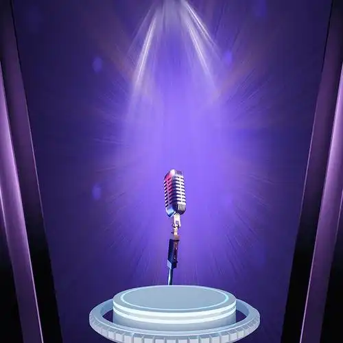 高清直播背景布星空舞台炫酷打碟快手3d立体唱歌间背景墙直播大气 14