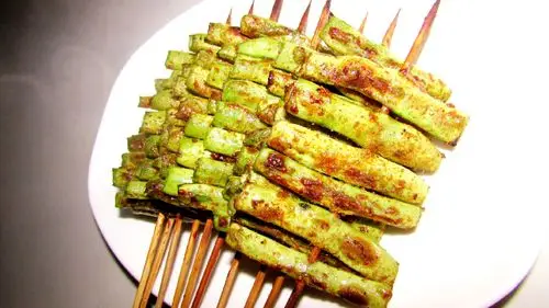 烤四季豆2.5元/串