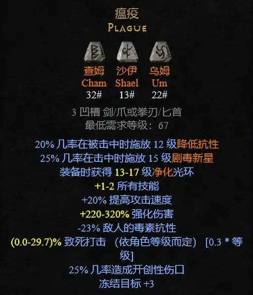 暗黑破坏神2德鲁伊装备选择(暗黑破坏神2重制版符文之语大全)