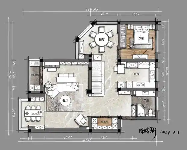 室内手绘作品欣赏