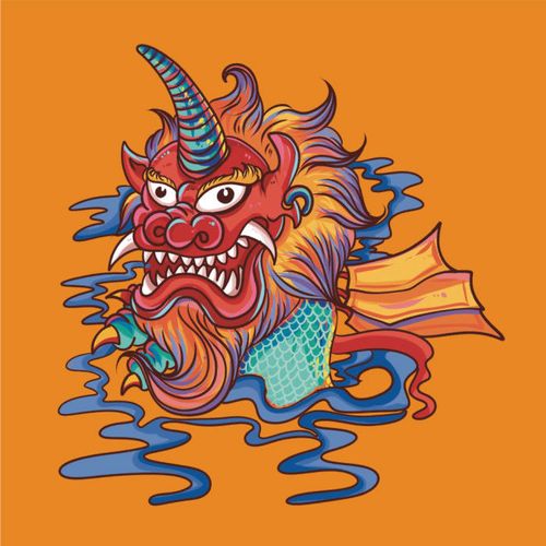 貔貅贴纸招财进宝风水装饰画神兽貔貅海报客厅玄关海报大门门贴图