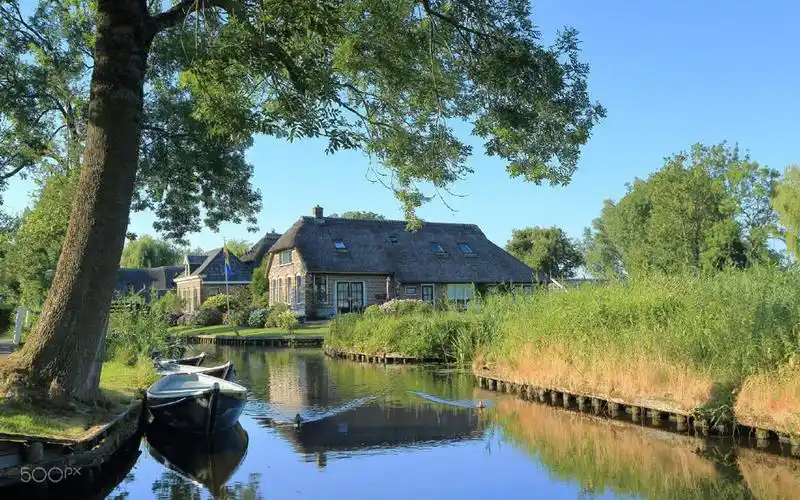 羊角村唯美田园风光桌面壁纸_风景壁纸_壁纸下载_美桌网