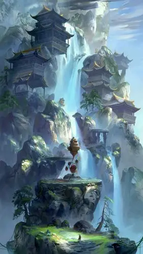 玄幻建筑 古风美景系列壁纸合集!所谓人间仙境大概就是这个样子