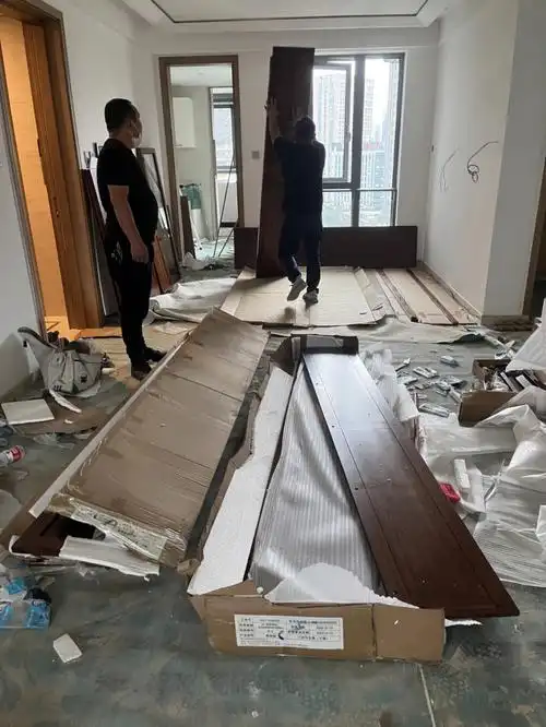 今日定制家具安装现场