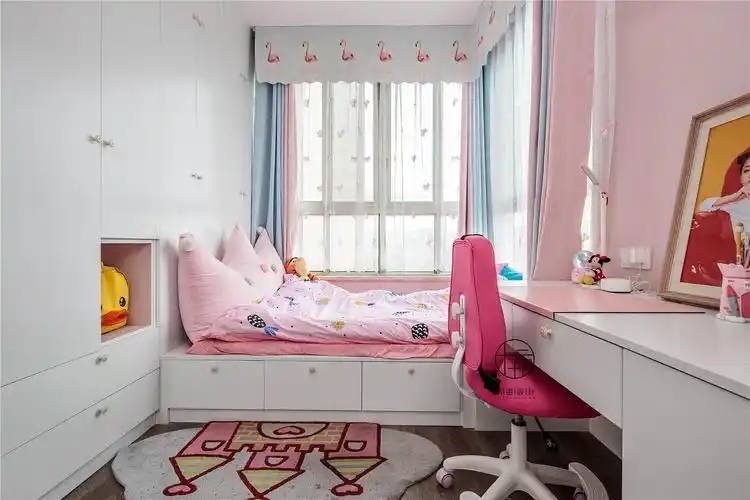 现代简约三居儿童房装修效果图