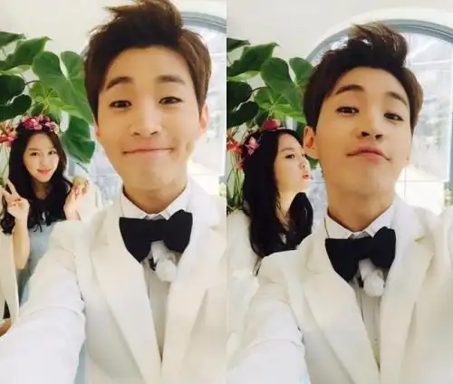 艺媛-henry"我们结婚了"婚纱拍摄肉麻秀恩爱 - 韩国今日亚洲