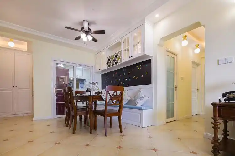 标签大全家庭餐厅卡座效果图