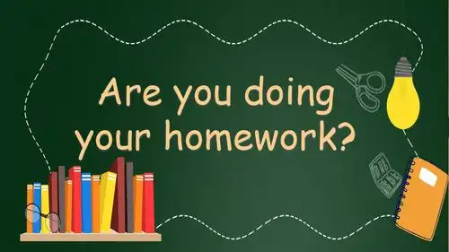 少儿英语课件ppt g2 lesson 5 are you doing your homework