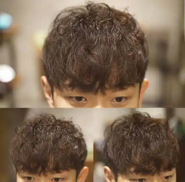 定位烫能增大发根的蓬松度;改善发型顶部轮廓;调整修饰发根流向.