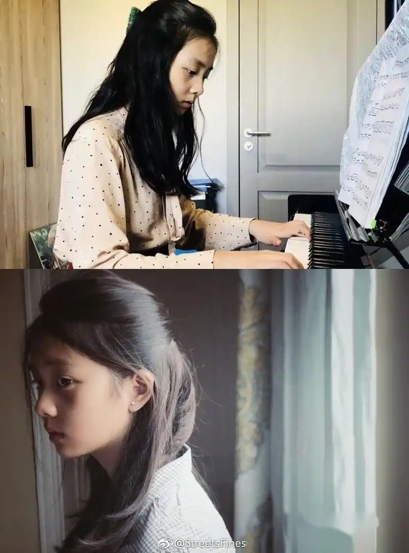 13岁的多妹黄忆慈近照,已然是亭亭玉立的少女模样.