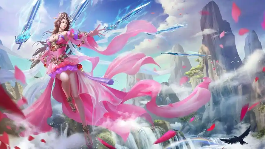 电脑cg壁纸只存于幻境中的古风之人