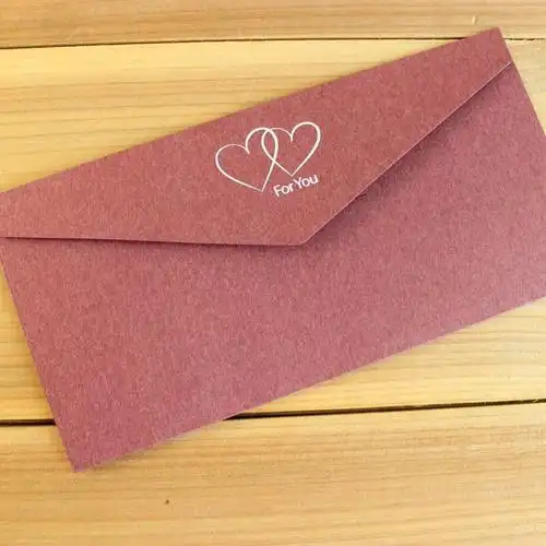 实体厂家开窗彩色信封印刷 感谢信 外贸信封带口水胶定做-特种纸产业