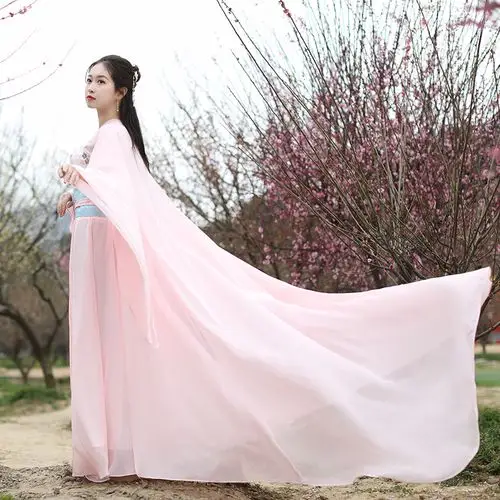 古装汉服女中国国风古风清新淡雅襦裙仙女女装民族服装