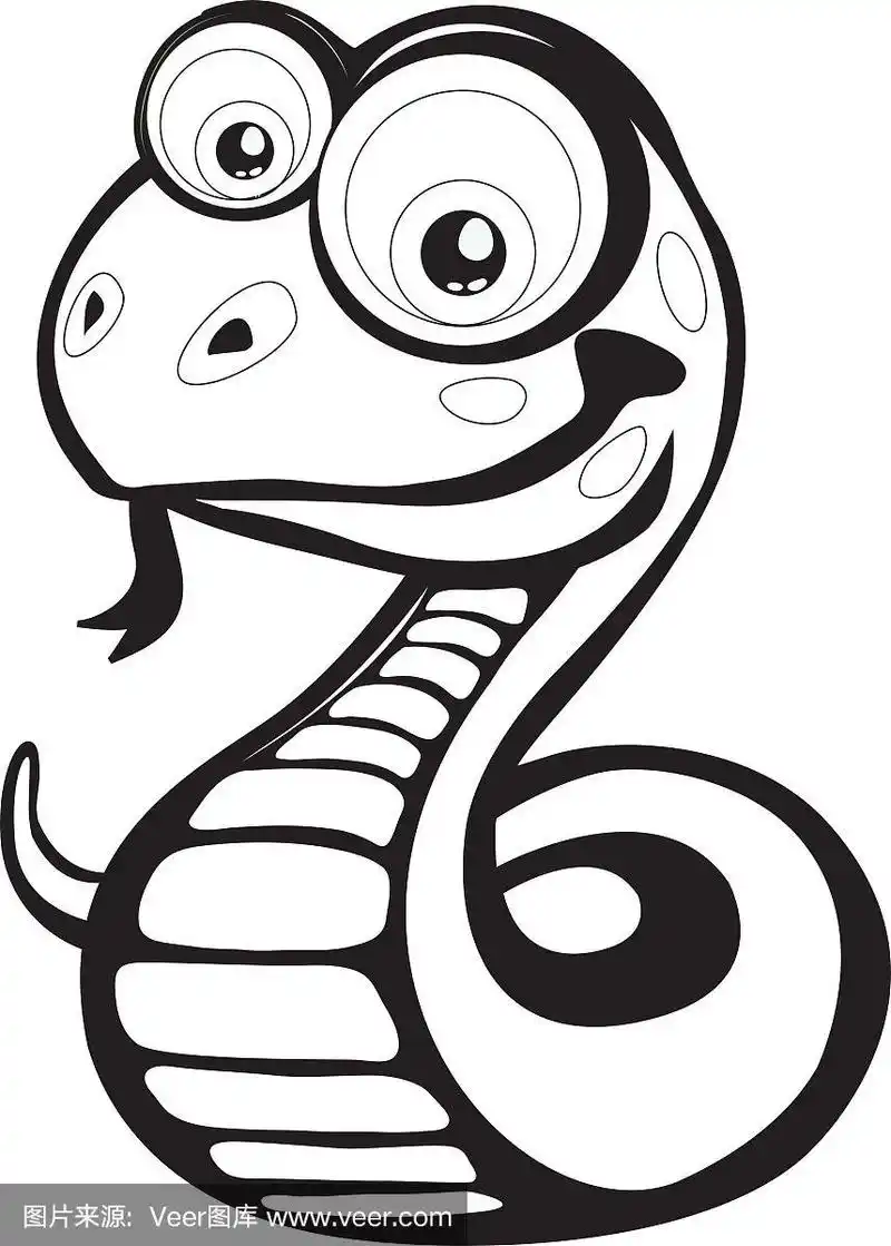 卡通蛇