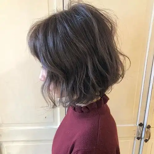 波波头烫微卷造型烫时尚流行又漂亮