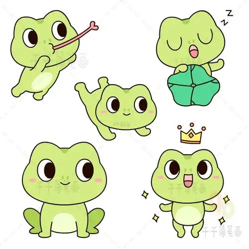 可爱的青蛙简笔画合集 简单易学