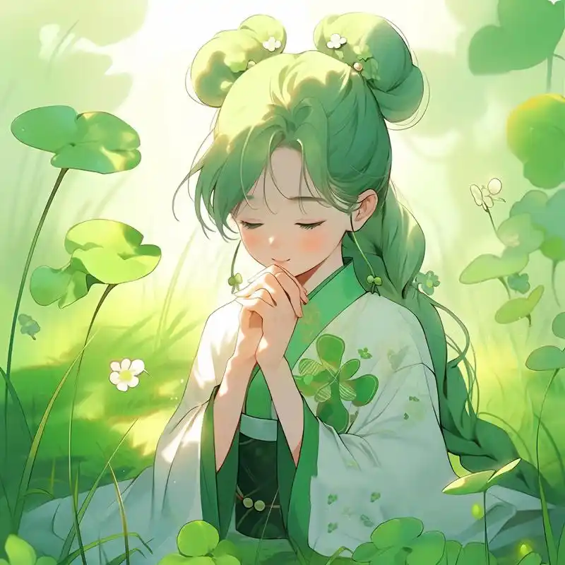 真的是爱了这个四叶草的绿色头像了!