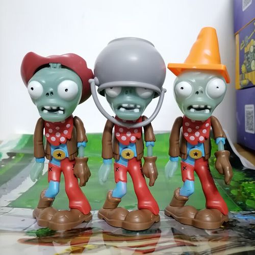 植物大战僵尸新品巫师农夫黑暗世界骑士僵尸脑袋官方玩具新款灯光放球