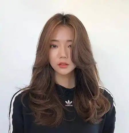 韩式中分往外翻怎么卷韩式中分外翻刘海怎么弄_发型_卷发_女生