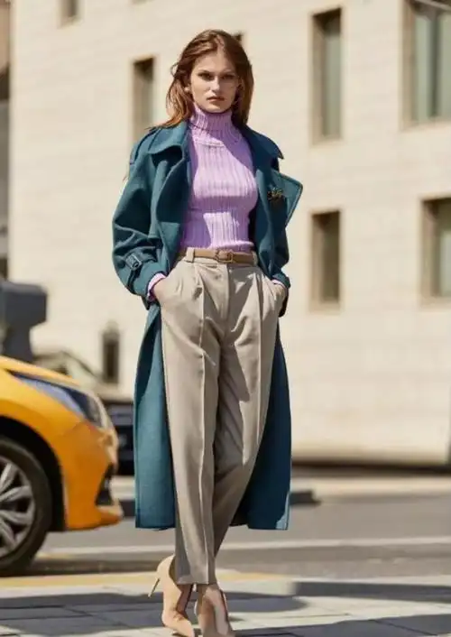 蓝色搭配什么颜色好看蓝色才是最显肤色的颜色