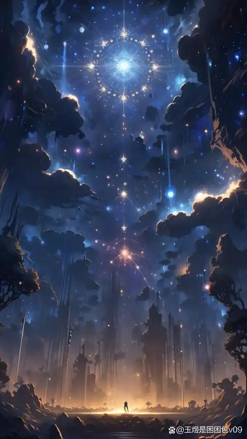 90蓝黑色夜空壁纸大放送78