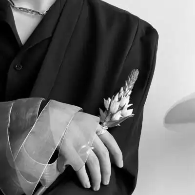 精选高级黑白小众部位男生头像