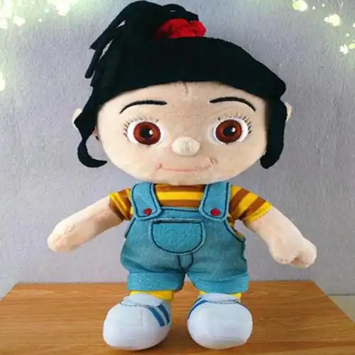 卑鄙的我神偷奶爸新款小黄人小女孩毛绒玩具公仔