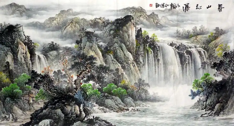 唐仕杰山水画作品欣赏