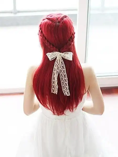 时尚心形唯美编发发型