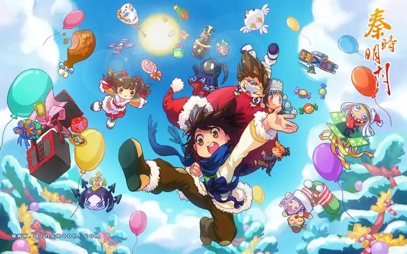 秦时明月 q版壁纸 圣诞节