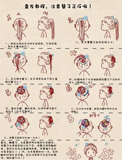 顺便说没有簪子是可以用筷子代替的哦