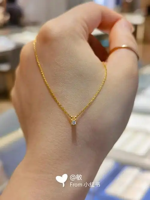 周大福17916钻石项链