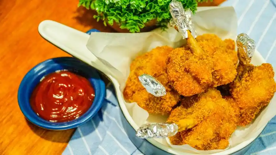 吃不够的黄金炸翅根在家就能做大人小孩都爱吃宴客倍有面儿