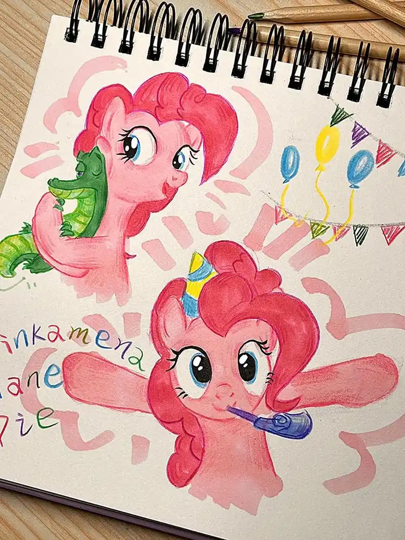 #日常瞎画 #日常摸鱼 #小马宝莉 - 抖音