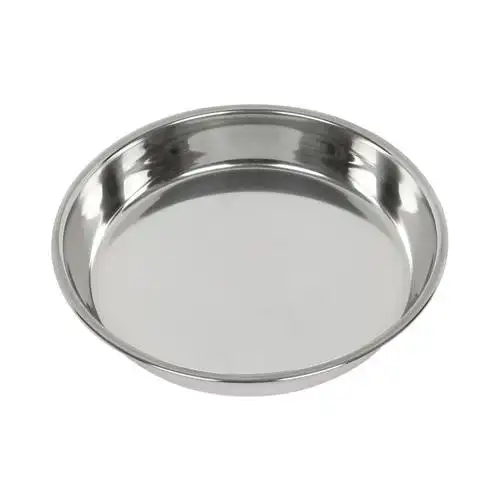 304不锈钢圆形盘子托盘凉皮锣锣糕盘蒸盘菜盘平底盘加厚花盆底盘