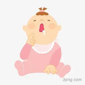 女孩在流口水png素材透明免抠图片动植人物