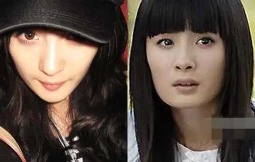 杨幂疑似整容前后对比