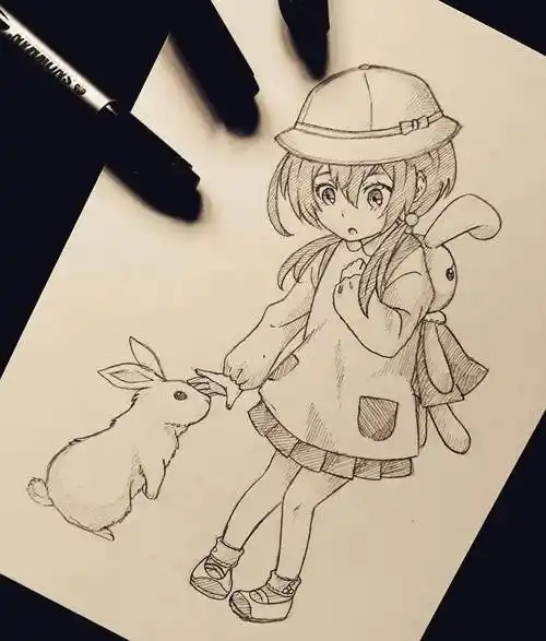 漫画人物简笔画 漫画人物简笔画初学者 - 第 3 - 水彩迷