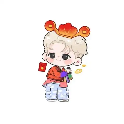 大珍珠和小熊猫 & 招财猫 手绘查收浪漫可爱的粉色@张艺兴#张艺兴大